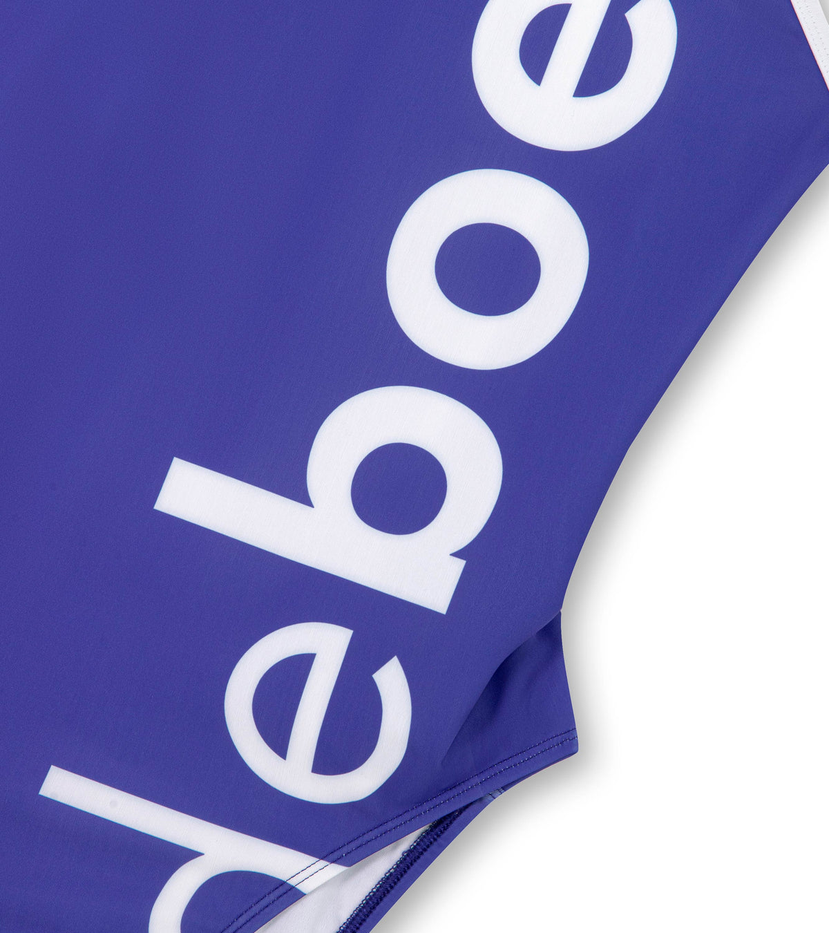 women's open back big logo/iris - deboer swim