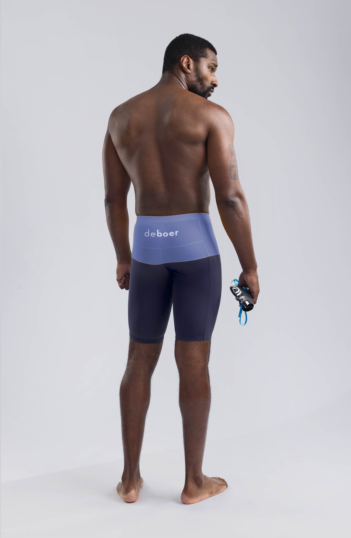 men's jammer polo/mediterrean-squalo - deboer swim