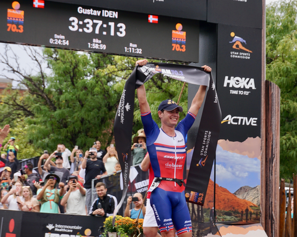 Gustav Iden defends his IRONMAN 70.3 World Championship title at IM 70.3 St. George