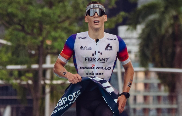 Wildcard Youri Keulen Triumphs at Singapore T100 Triathlon!