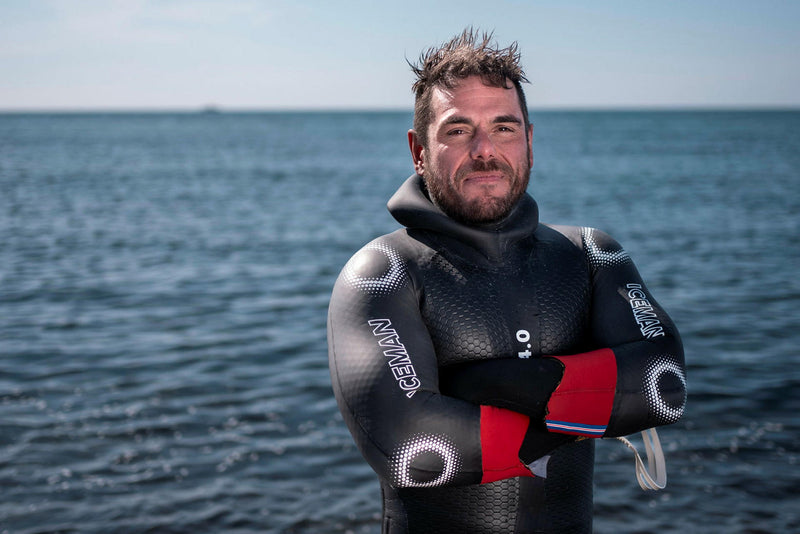 The ICEMAN 4.0: the cold water wetsuit built to swim down to 6°C