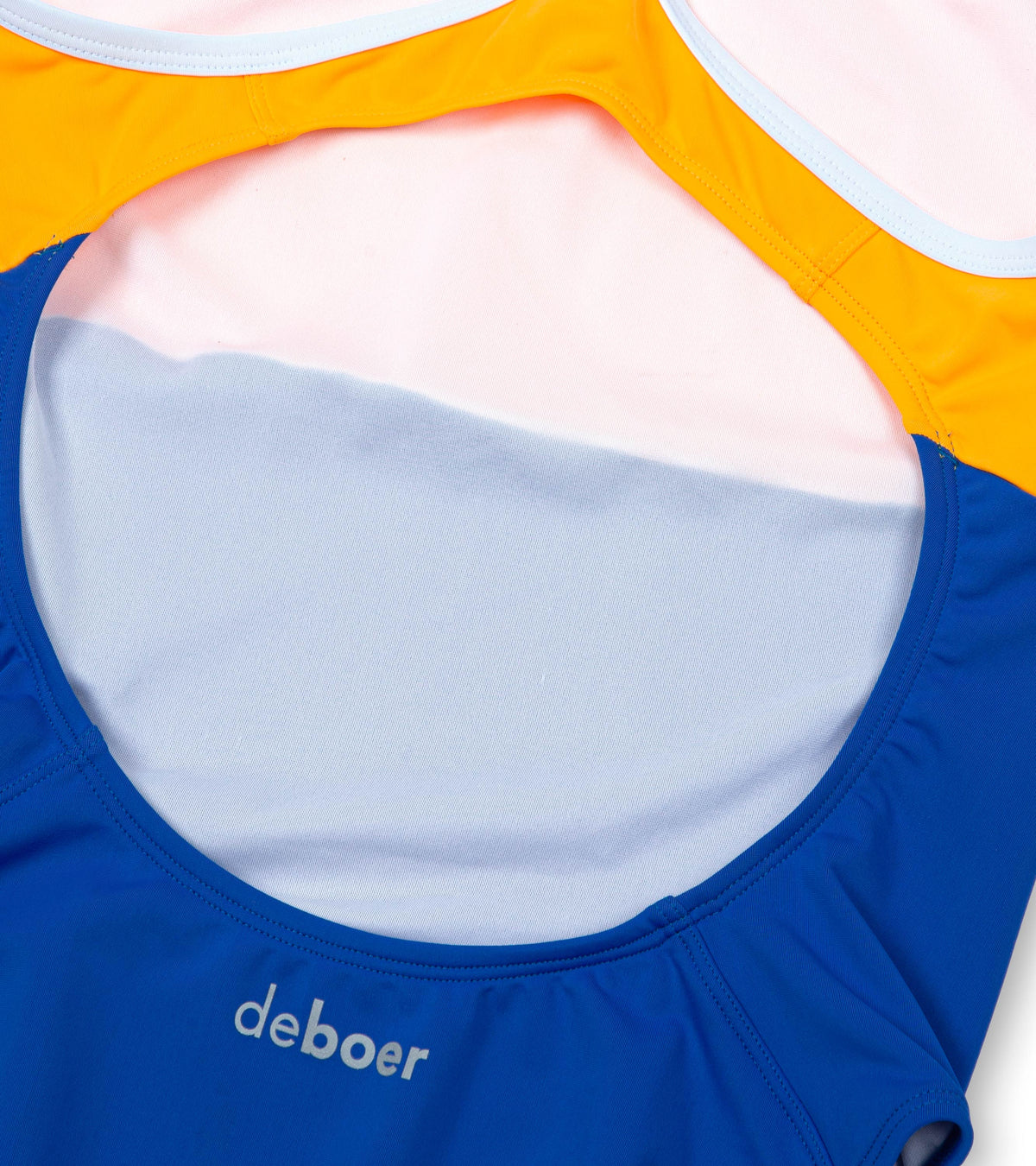women's active back polo sunrise/savoy - deboer swim