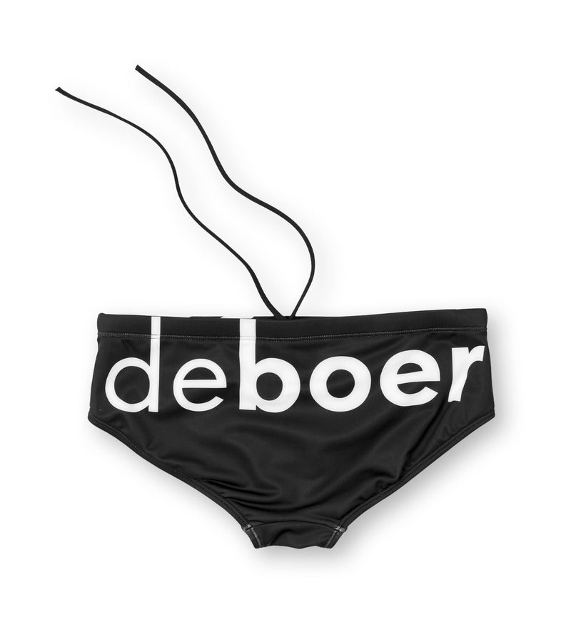 men's brief big logo/black - deboer swim