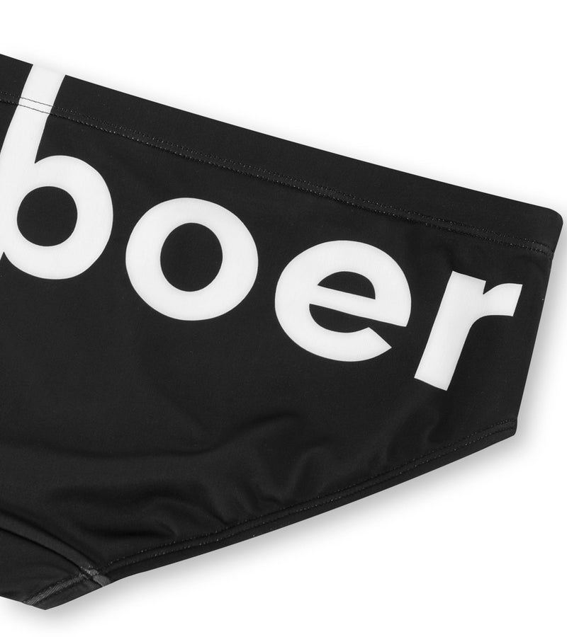 men's brief big logo/black - deboer swim
