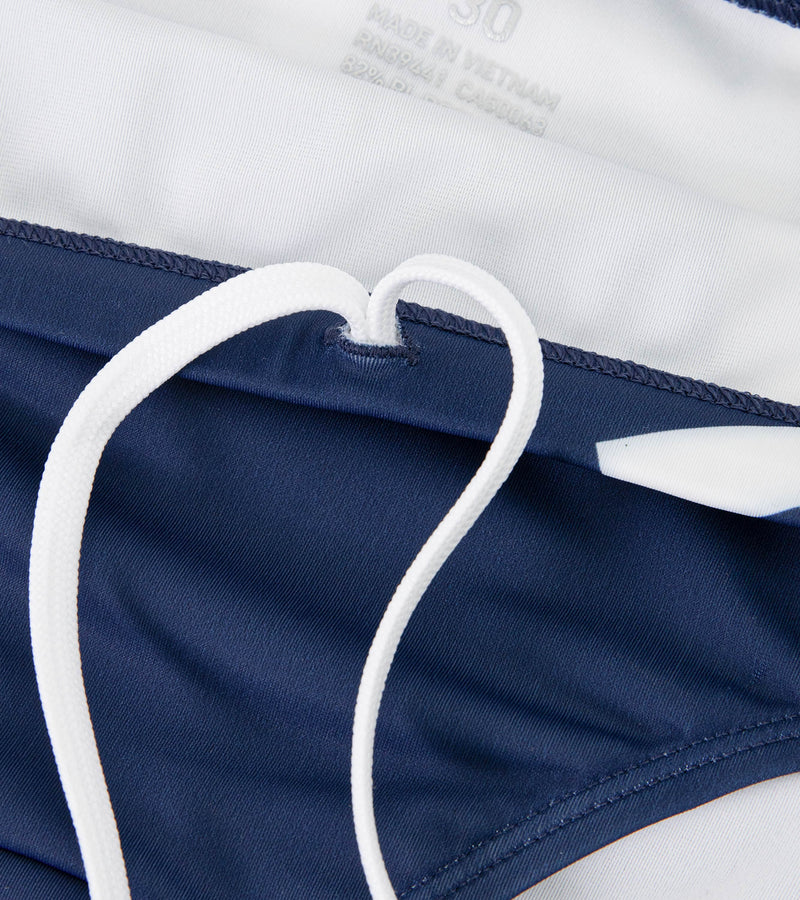 men's brief big logo/royal - deboer swim
