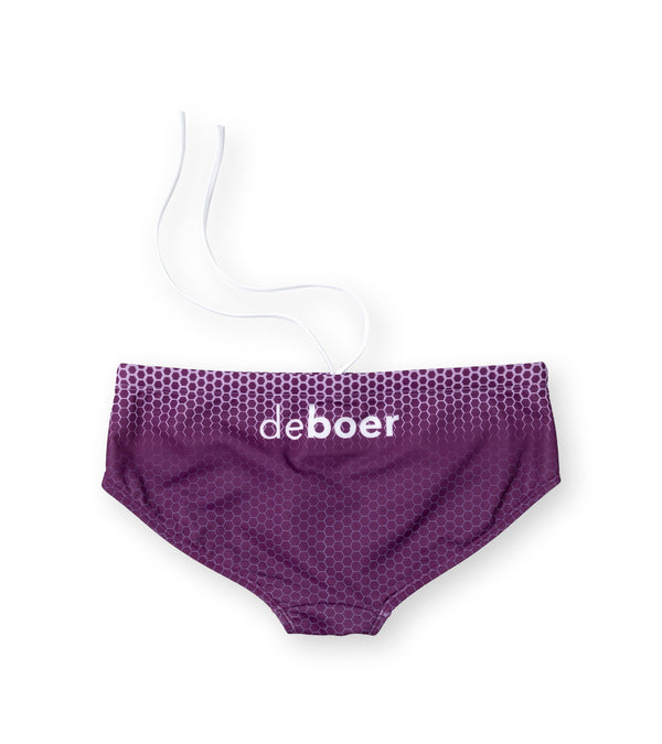 men's brief hexskin/purple - deboer swim