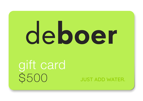 deboer gift card - deboer wetsuits