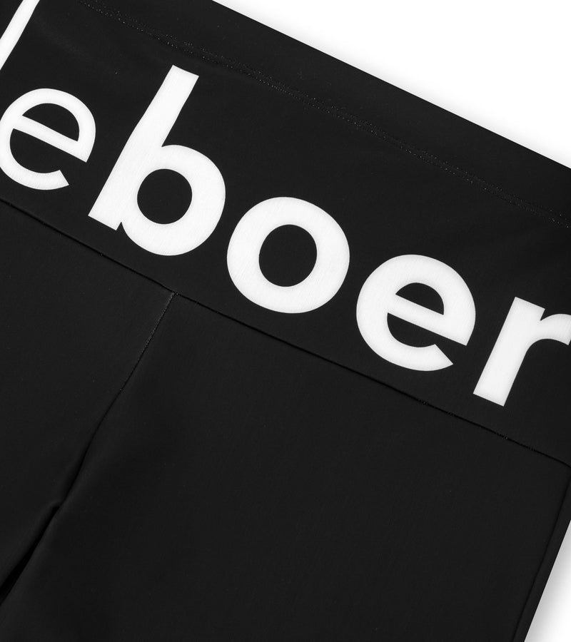 men's jammer big logo/black - deboer swim