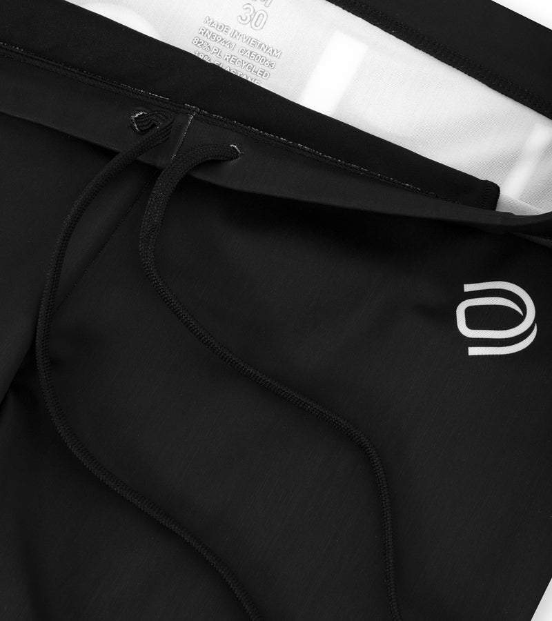men's jammer big logo/black - deboer swim