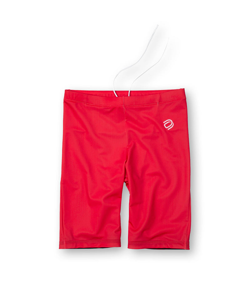 men's jammer big logo/red - deboer swim