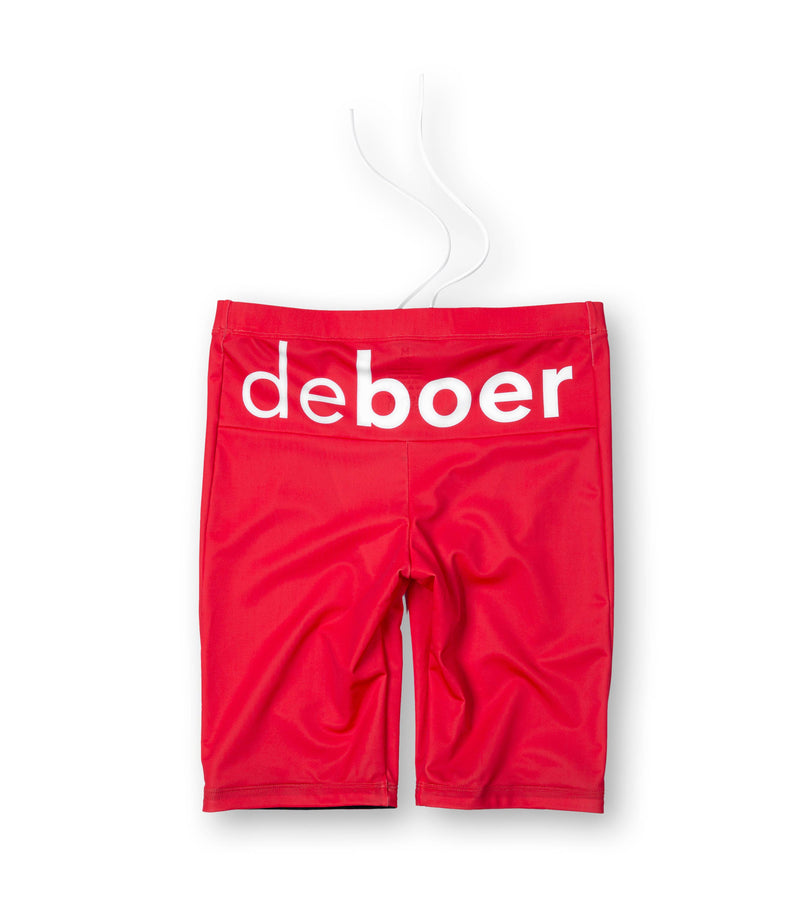 men's jammer big logo/red - deboer swim