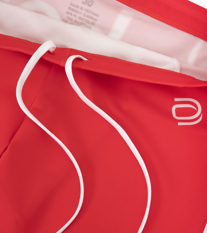 men's jammer big logo/red - deboer swim