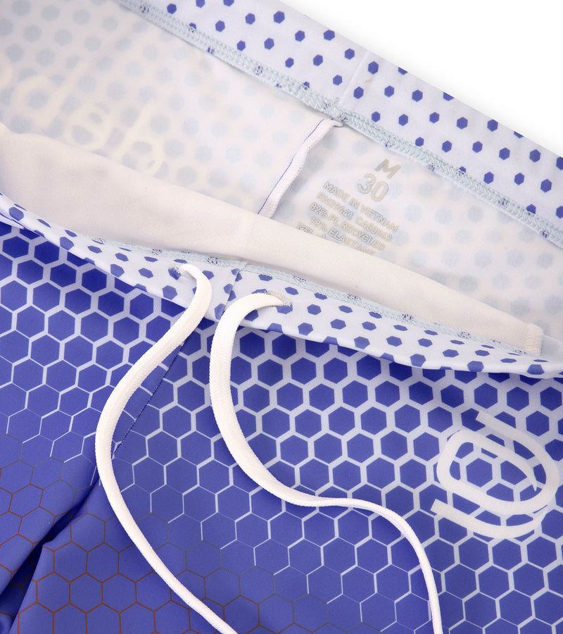 men's jammer hexskin/light blue - deboer swim