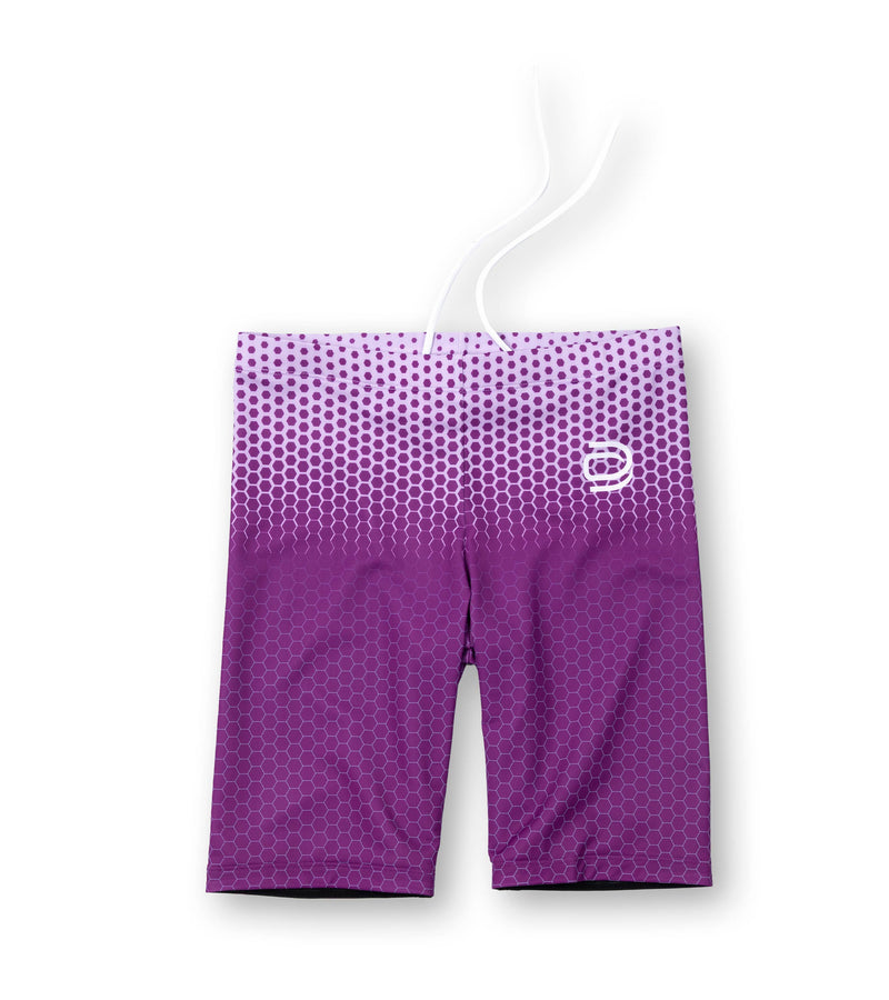 men's jammer hexskin/purple - deboer swim