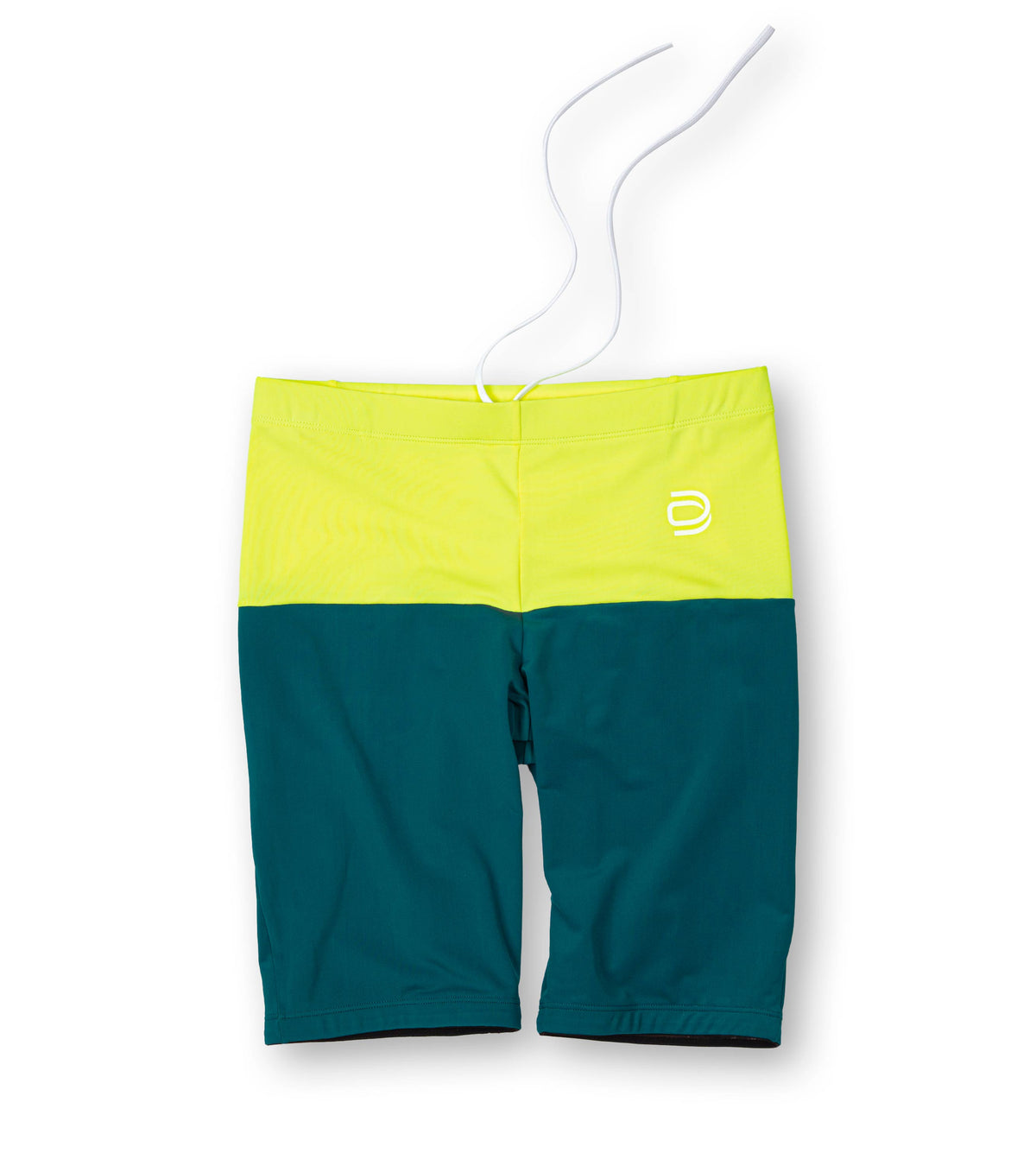men's jammer polo/yellow-teal - deboer swim