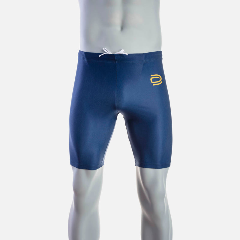 deboer Men's Swim Jammer - Navy & Safran - deboer wetsuits