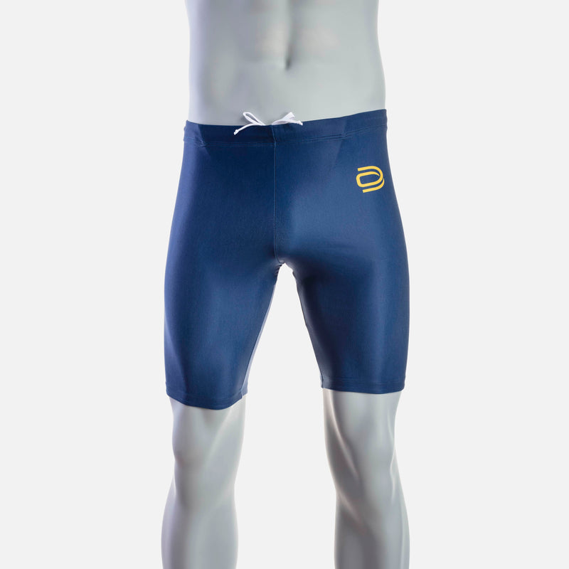 deboer Men's Swim Jammer - Navy & Safran - deboer wetsuits