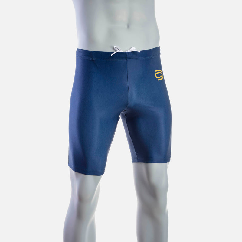 deboer Men's Swim Jammer - Navy & Safran - deboer wetsuits