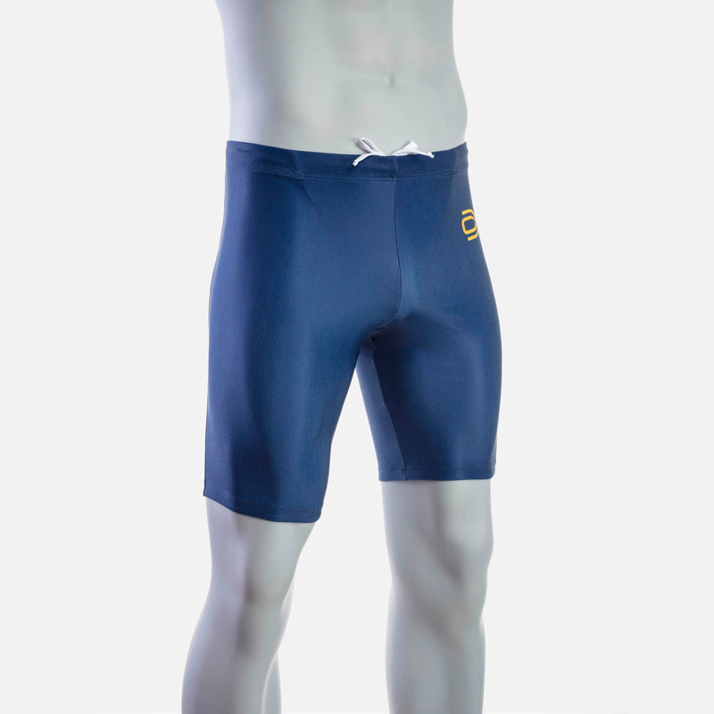 deboer Men's Swim Jammer - Navy & Safran - deboer wetsuits