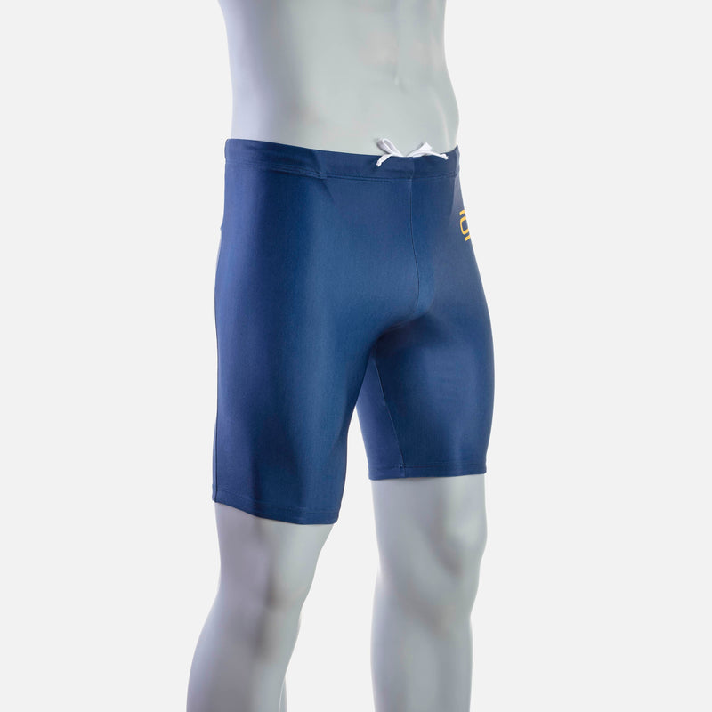 deboer Men's Swim Jammer - Navy & Safran - deboer wetsuits