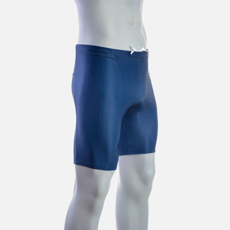 deboer Men's Swim Jammer - Navy & Safran - deboer wetsuits