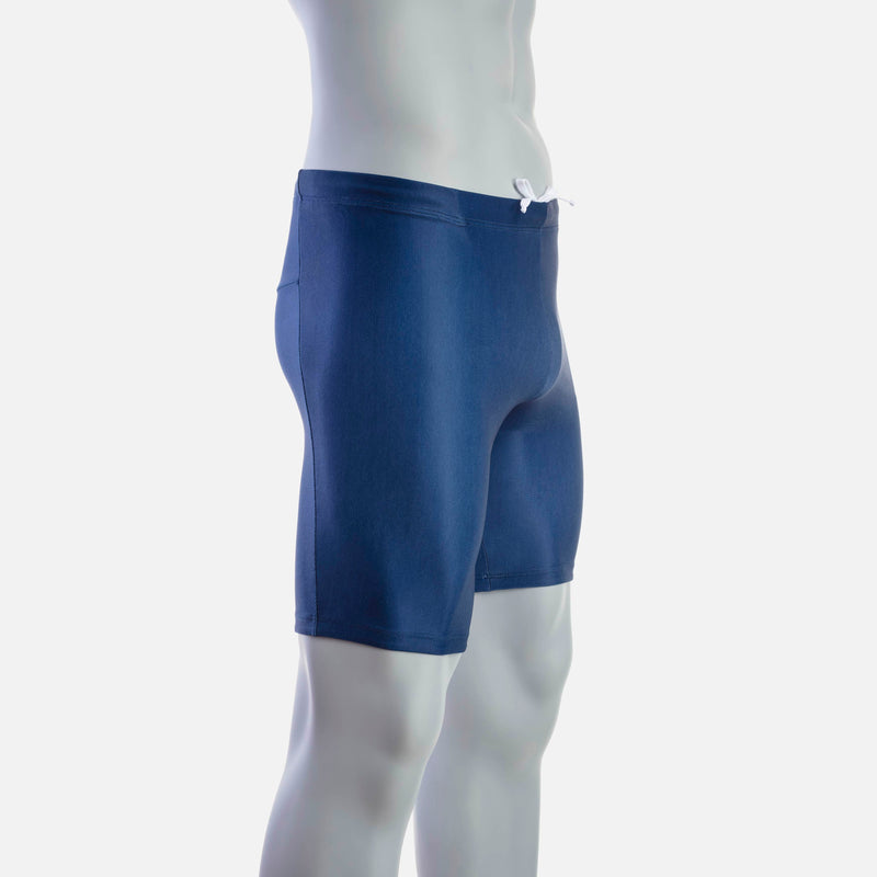 deboer Men's Swim Jammer - Navy & Safran - deboer wetsuits