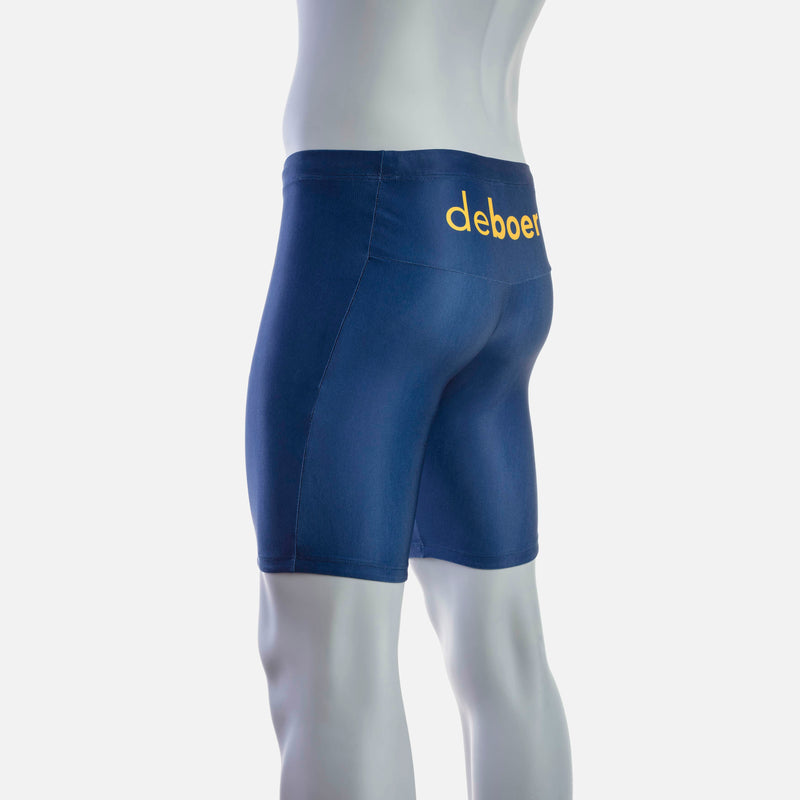 deboer Men's Swim Jammer - Navy & Safran - deboer wetsuits