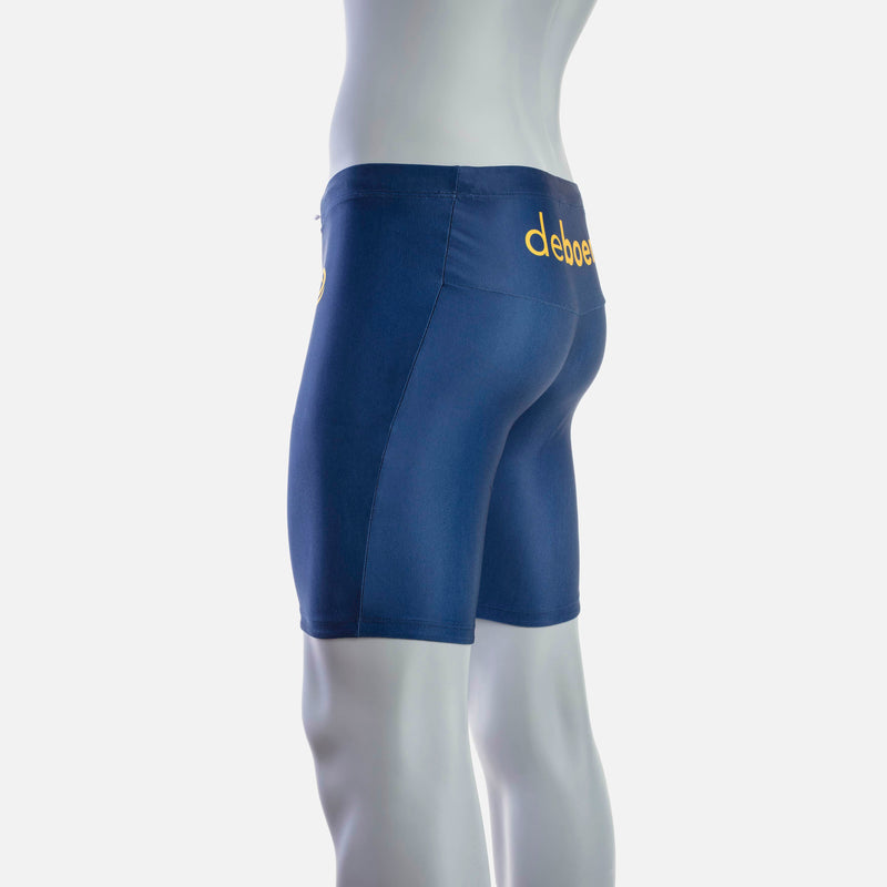 deboer Men's Swim Jammer - Navy & Safran - deboer wetsuits