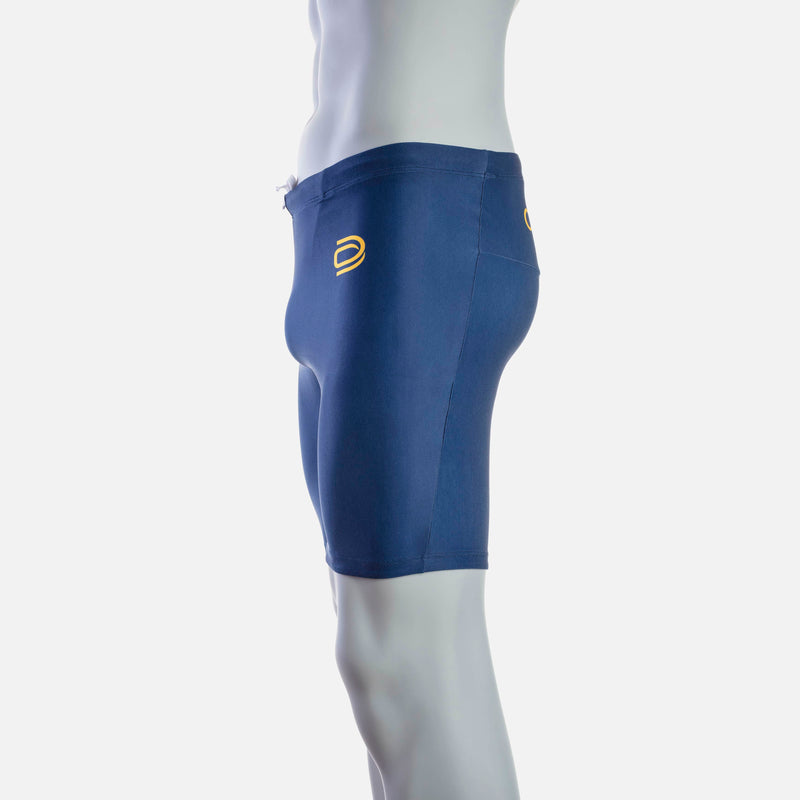 deboer Men's Swim Jammer - Navy & Safran - deboer wetsuits