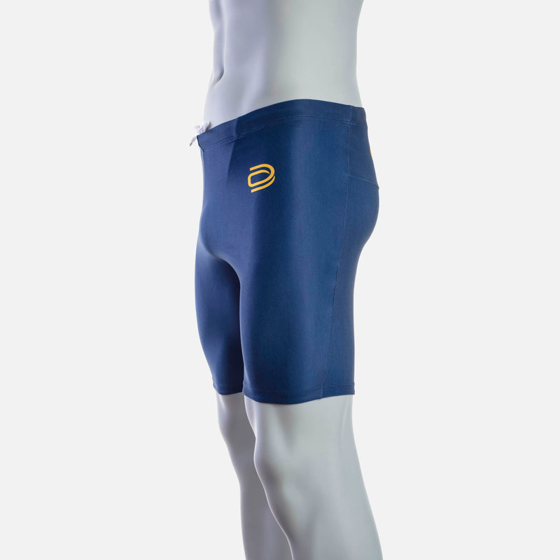 deboer Men's Swim Jammer - Navy & Safran - deboer wetsuits