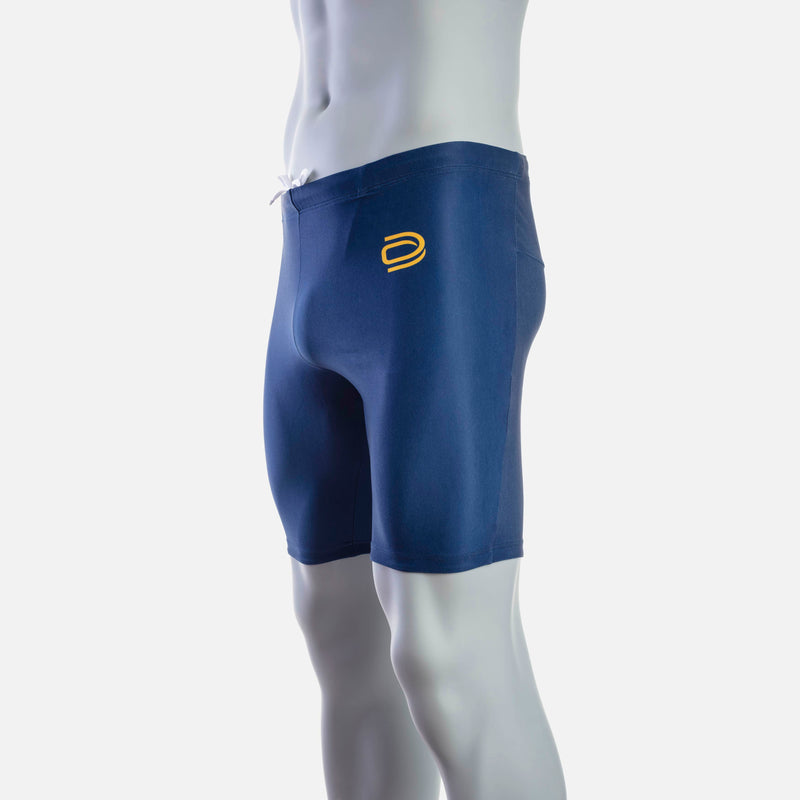 deboer Men's Swim Jammer - Navy & Safran - deboer wetsuits