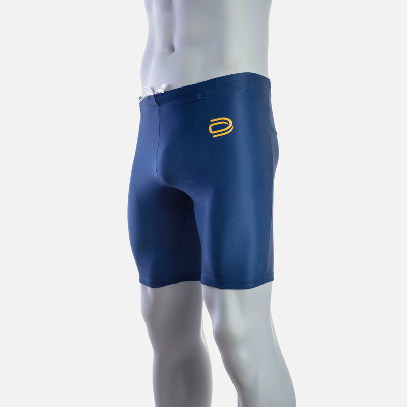 deboer Men's Swim Jammer - Navy & Safran - deboer wetsuits