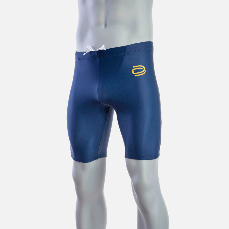 deboer Men's Swim Jammer - Navy & Safran - deboer wetsuits