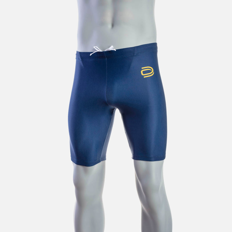 deboer Men's Swim Jammer - Navy & Safran - deboer wetsuits