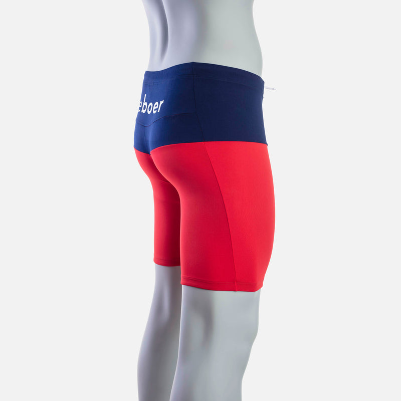 deboer Men's Swim Jammer - Red & Navy - deboer wetsuits