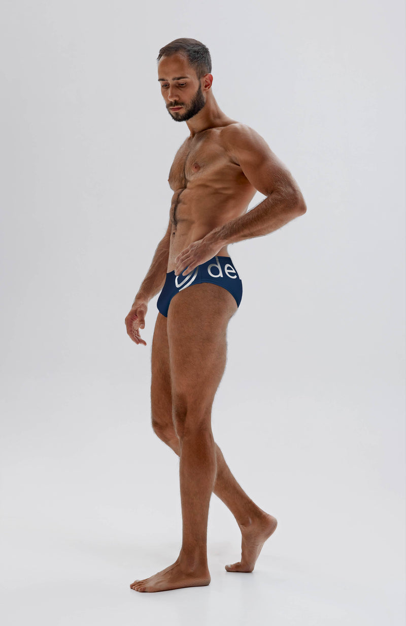 men's brief big logo/royal