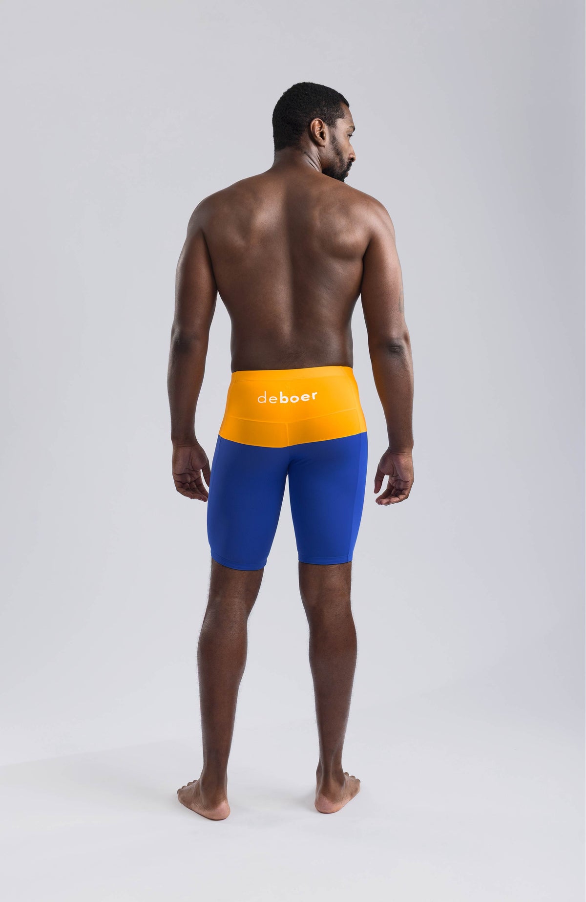 men's jammer polo/sunrise-savoy - deboer swim