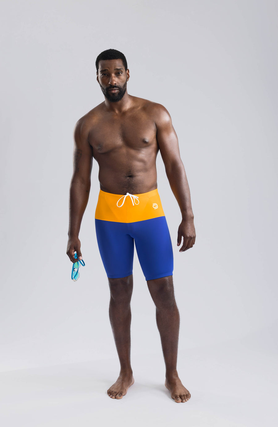 men's jammer polo/sunrise-savoy - deboer swim