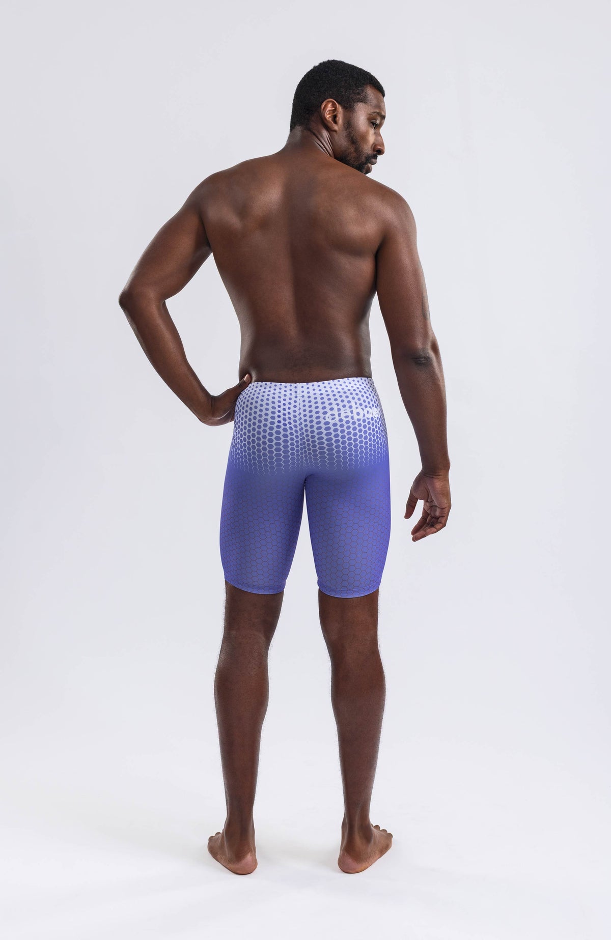 men's jammer hexskin/light blue - deboer swim