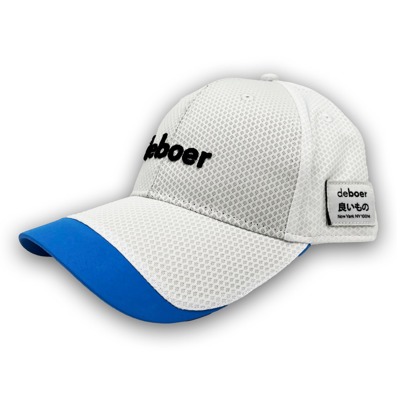 deboer performance race hat – white • deboer swim