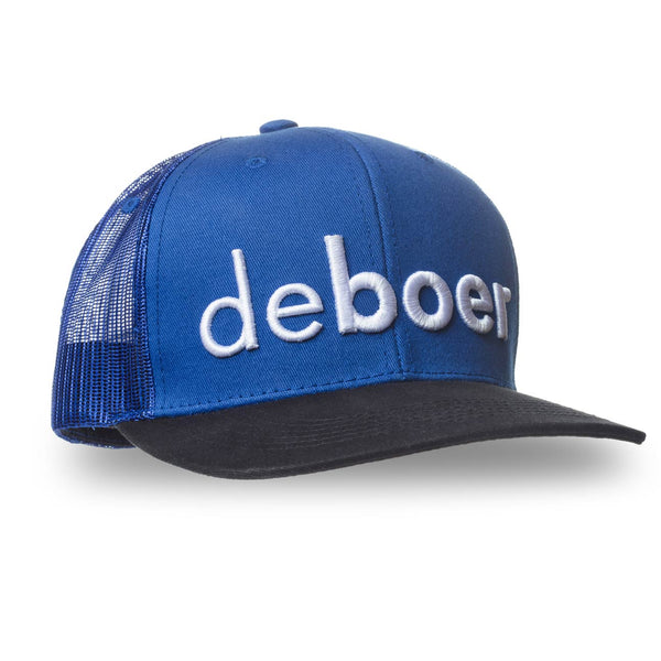 deboer trucker cap – Royal - deboer wetsuits