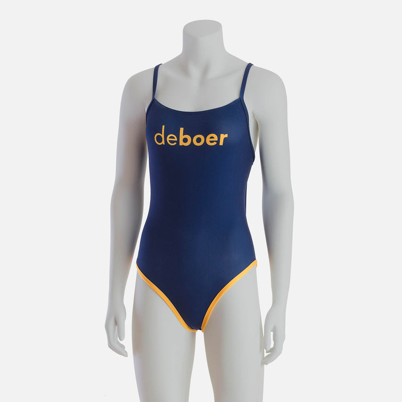 Wave 1.0 Navy & Safran - deboer wetsuits