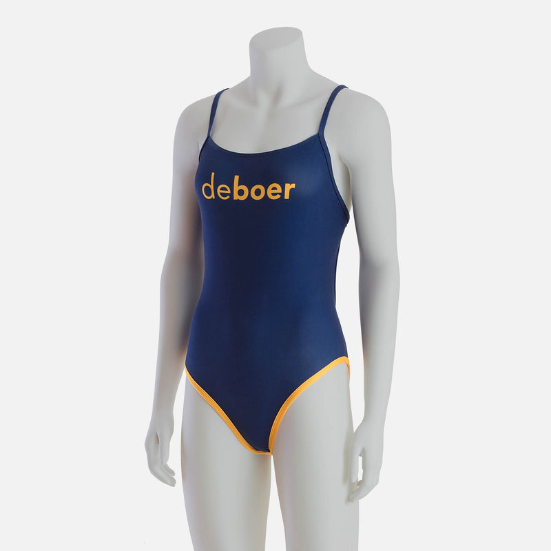 Wave 1.0 Navy & Safran - deboer wetsuits