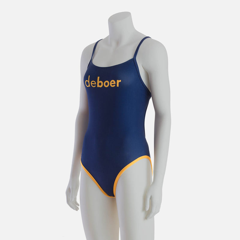 Wave 1.0 Navy & Safran - deboer wetsuits