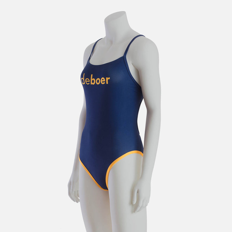 Wave 1.0 Navy & Safran - deboer wetsuits