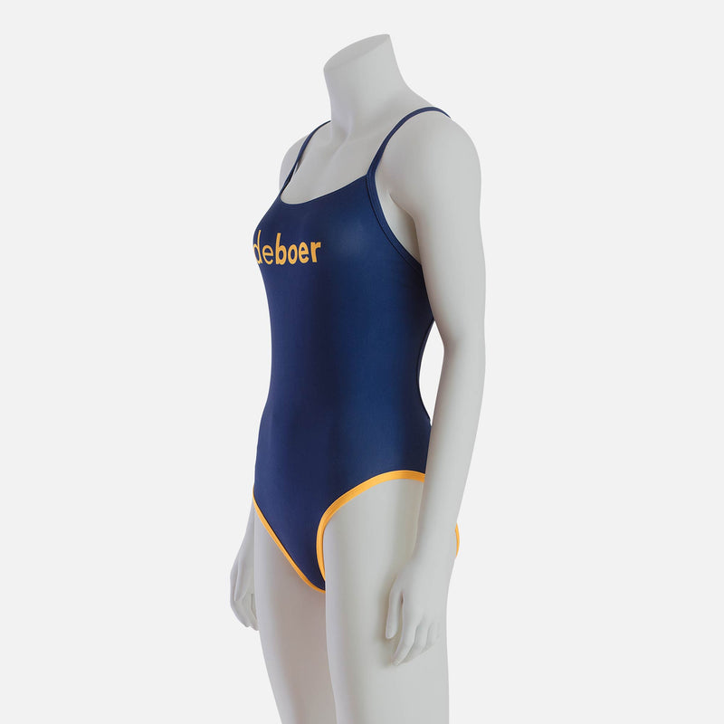 Wave 1.0 Navy & Safran - deboer wetsuits