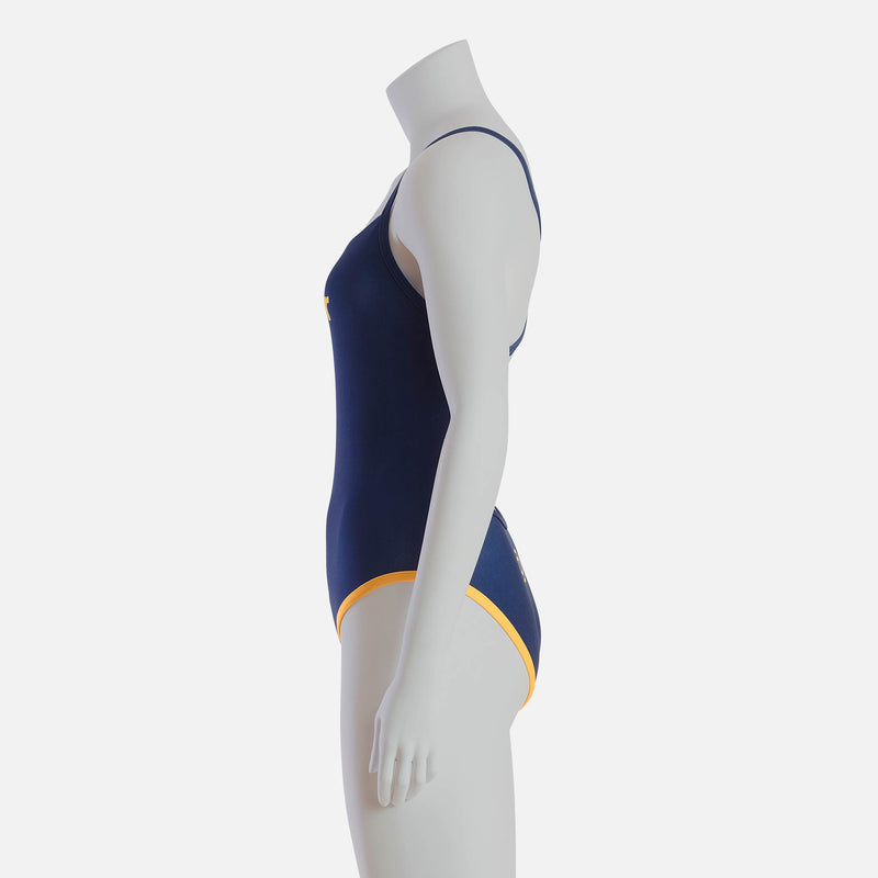 Wave 1.0 Navy & Safran - deboer wetsuits