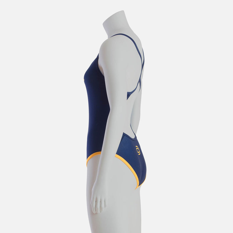 Wave 1.0 Navy & Safran - deboer wetsuits