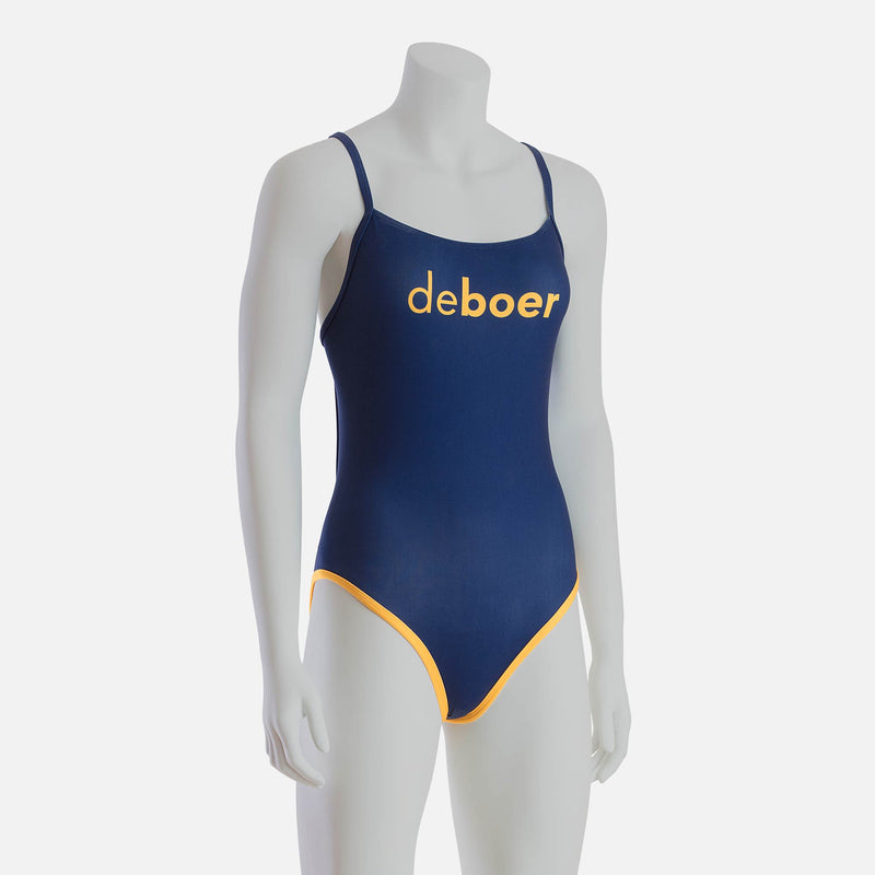 Wave 1.0 Navy & Safran - deboer wetsuits