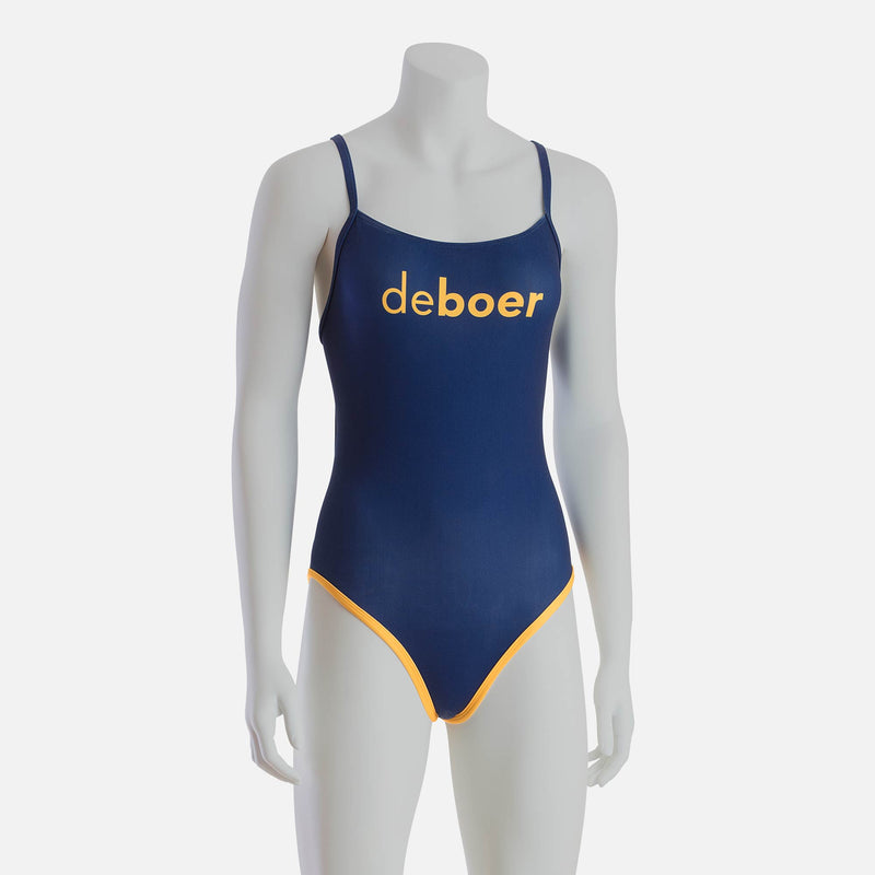 Wave 1.0 Navy & Safran - deboer wetsuits